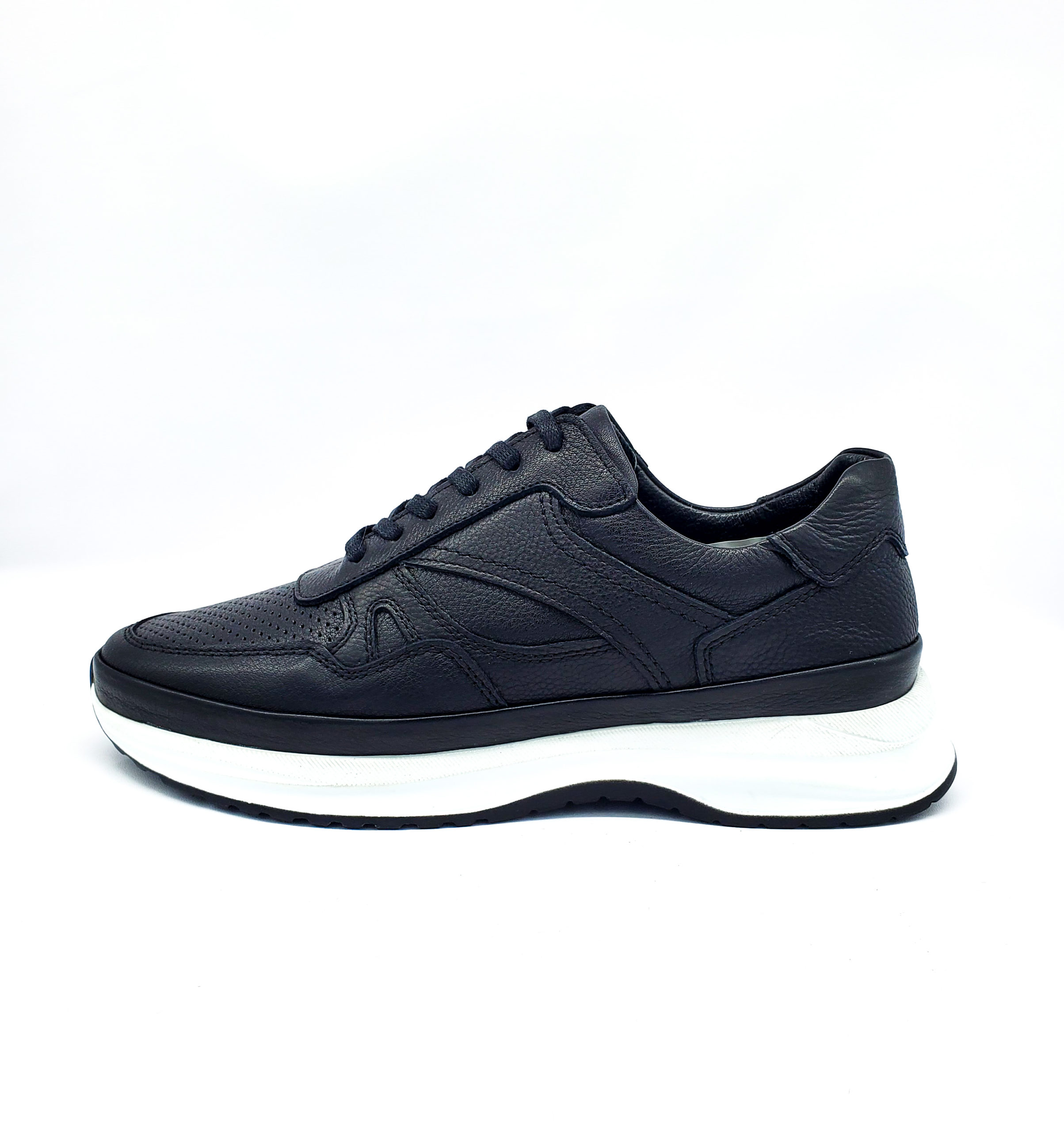 smart leather sneakers